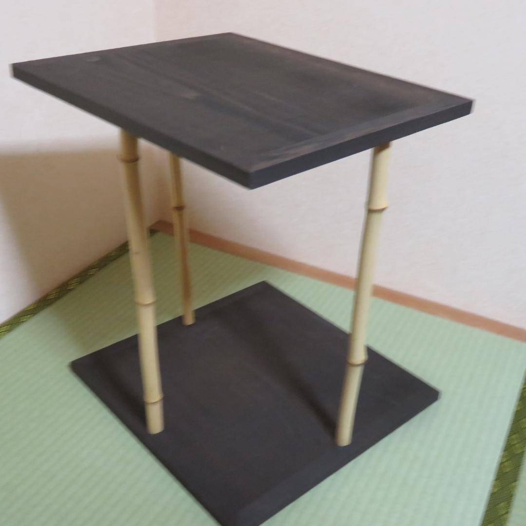 棚 茶道具 五行棚 玄々斎好 竹 木製 黒