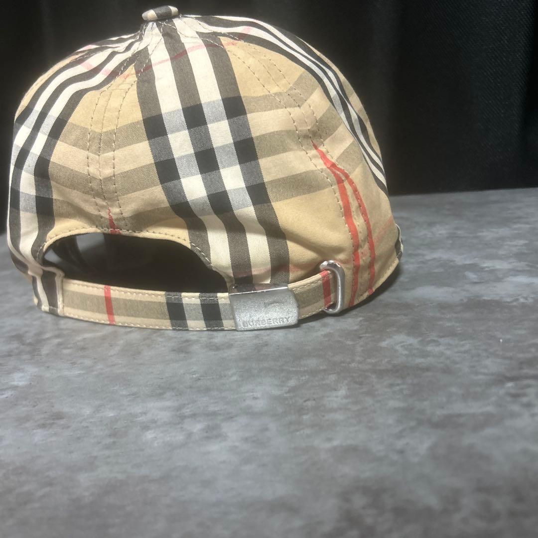 BURBERRY チェック柄 ベースボールキャップ Lサイズ