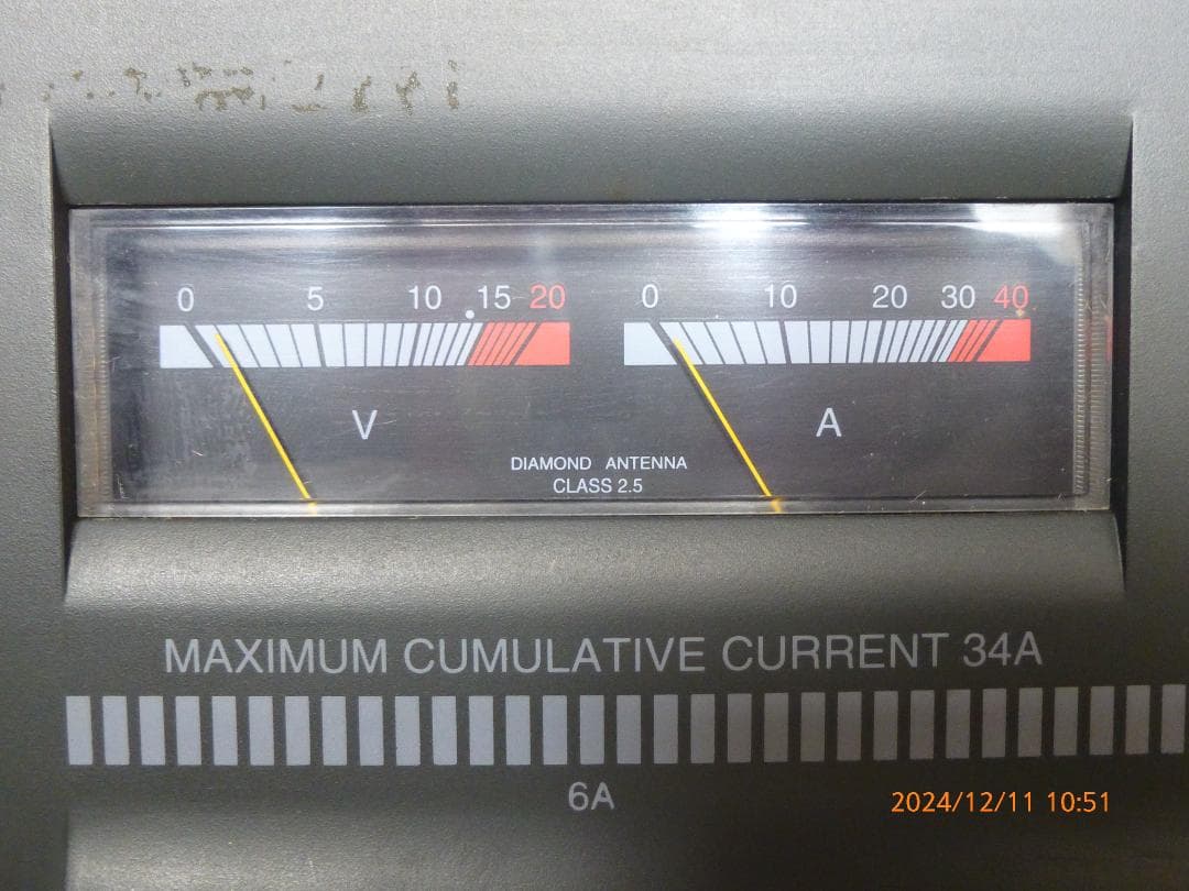 DIAMOND　34A　大型トランス式安定化電源　美品