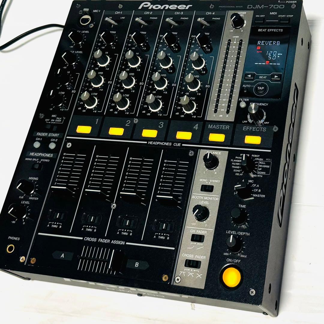 元箱付き Pioneer パイオニア DJミキサー ブラック DJM-700-K