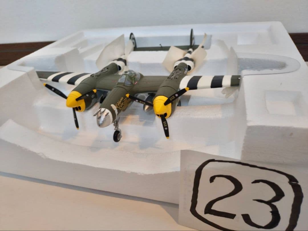 双胴の悪魔　ライトニングP38 LIGHTNING　フランクリンミント　1/48