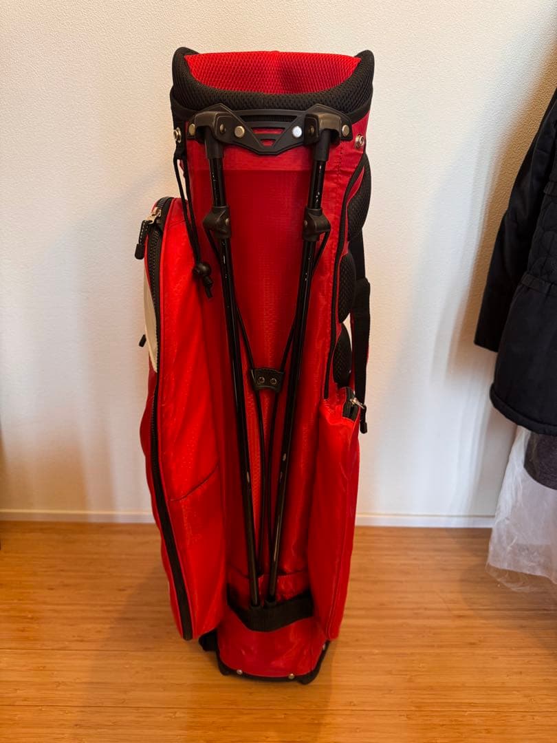 Srixon 赤 キャディバッグ スタンド式