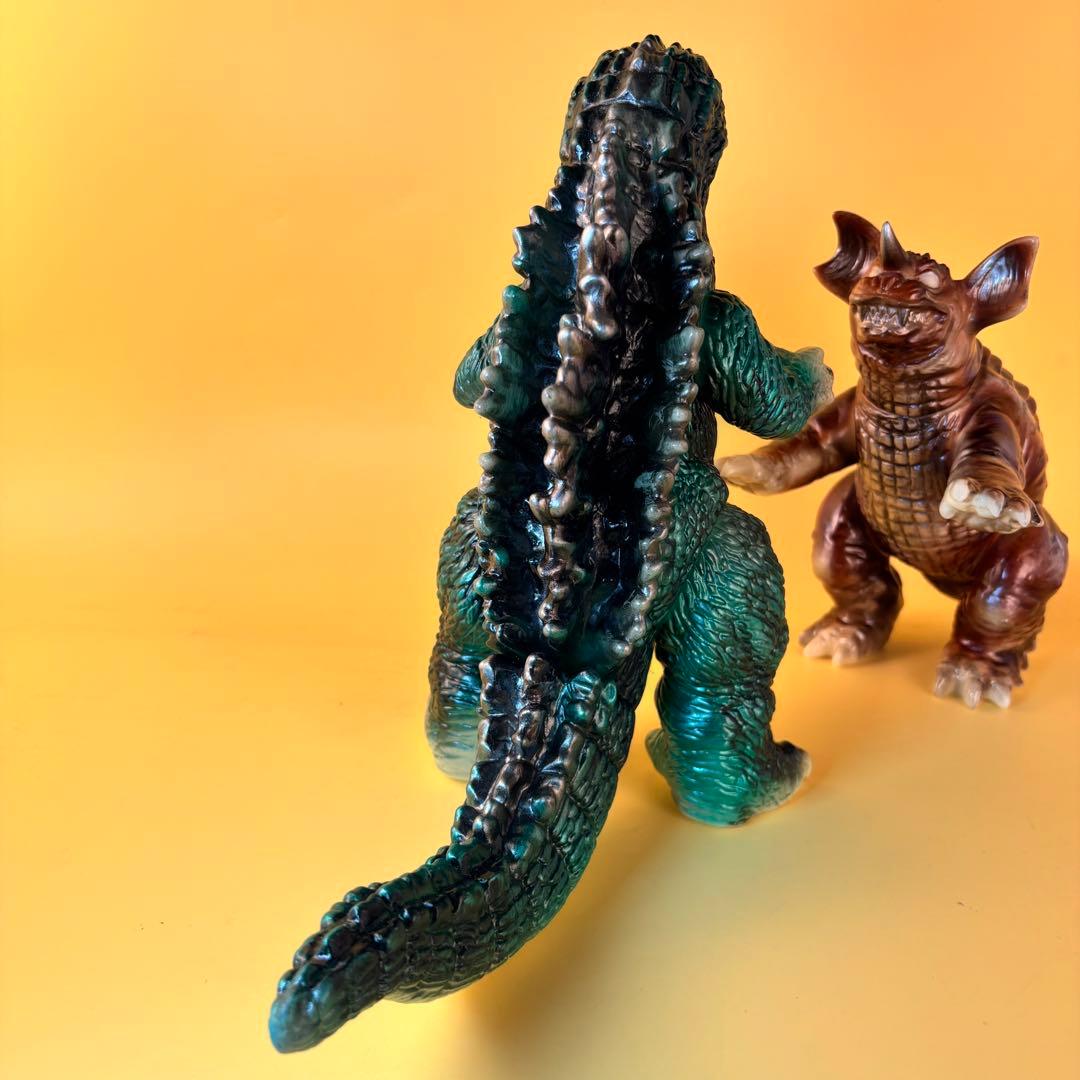 M1号 GMK ゴジラ・バラゴン 蓄光 セット販売品 後藤彩色所カスタム