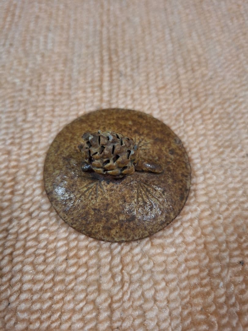 備前焼、松毬摘み、宝瓶