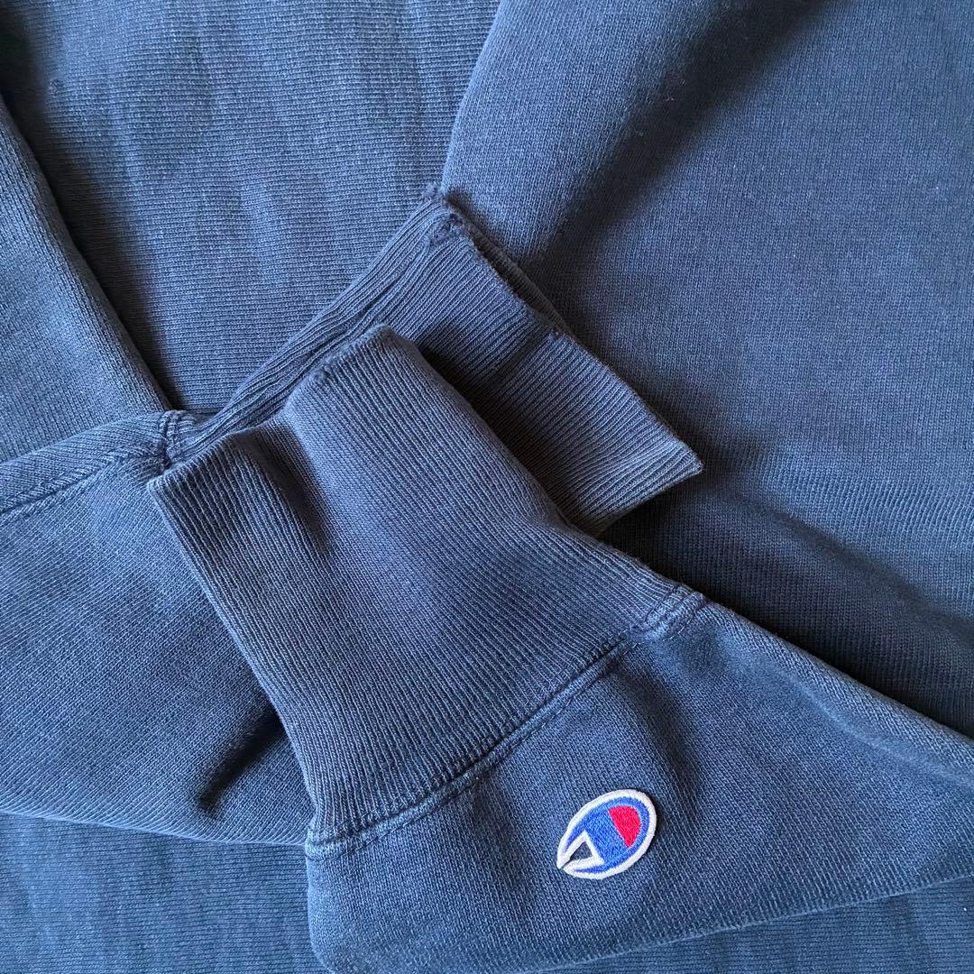 90s USA製　目無しチャンピオンリバースウィーブ ネイビーXL