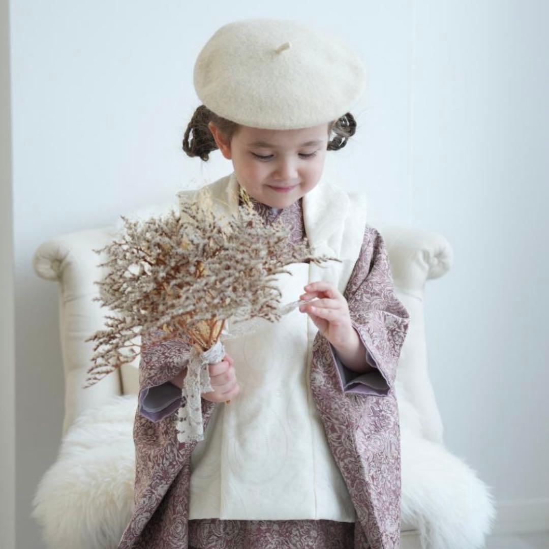 七五三　被布　3歳　女の子　着物　utatane ひよこ商店