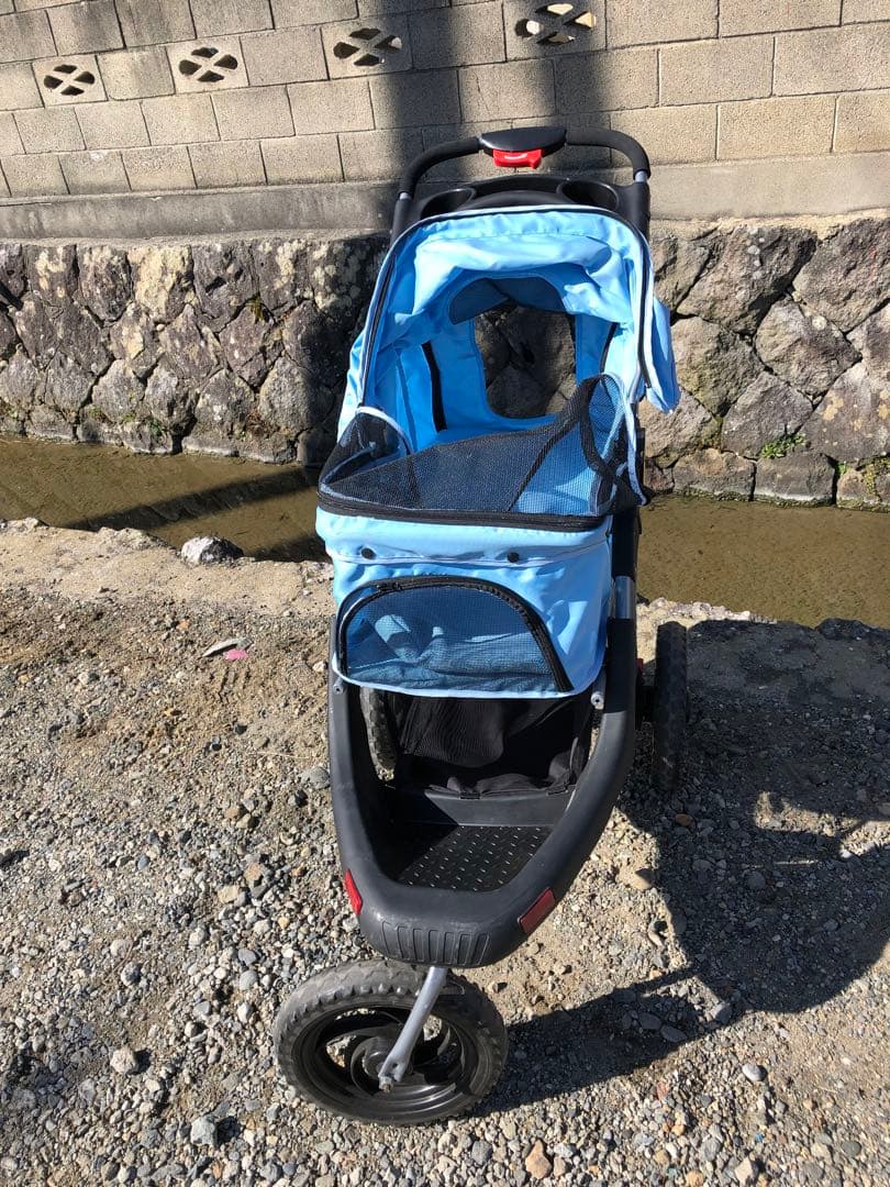 ペットカート ベビーカー バギー 犬 猫 多頭 犬/輪犬ケージ (B36)