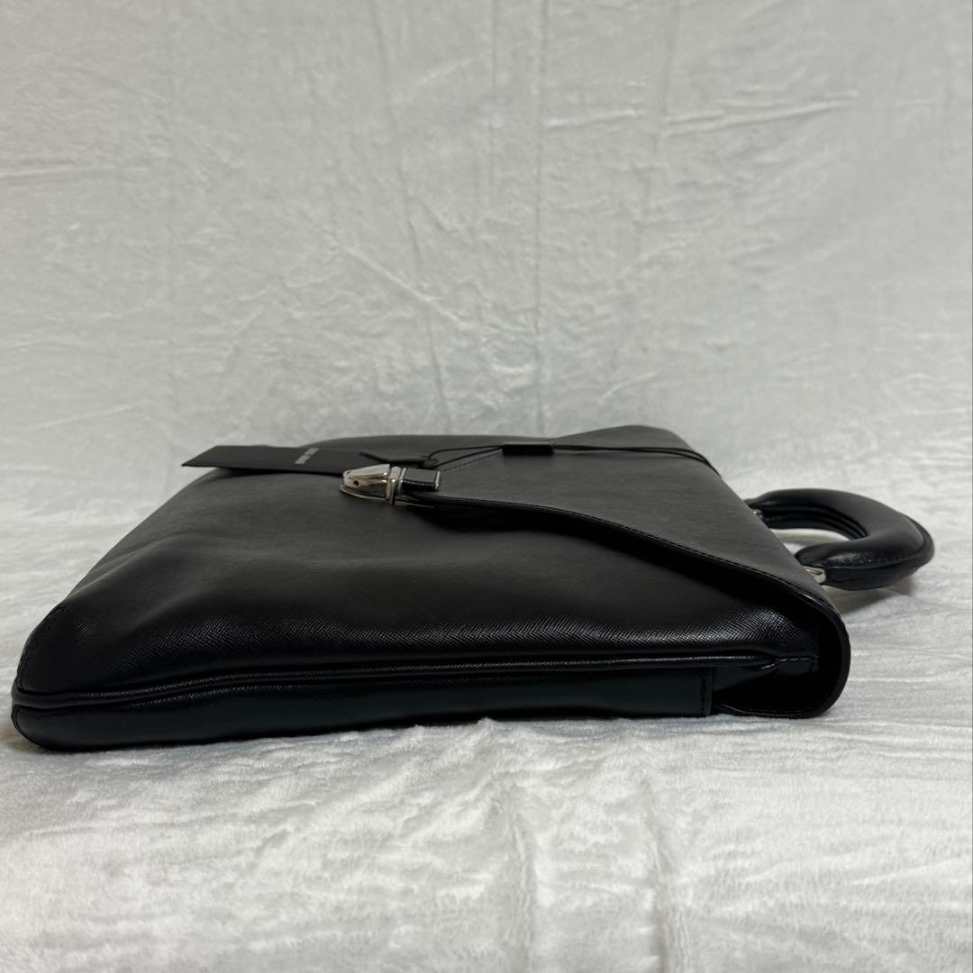 アルマーニ★ブリーフケース★レザー★黒系★未使用タグ付き
