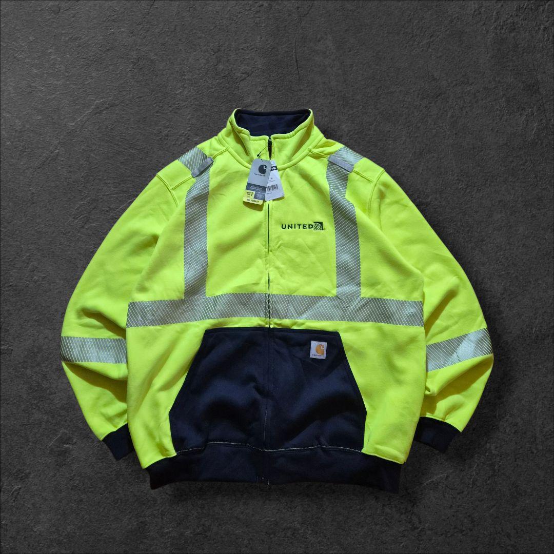 ニモCarharttカーハートユナイテッド航空 ワークウェア タグ 刺繍