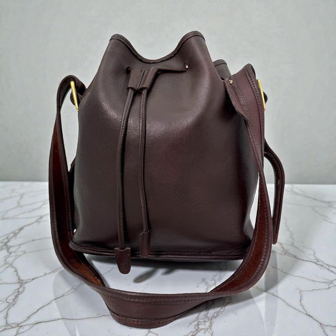 オールドコーチ coach バケツ型　ワンショルダー レザー 9952