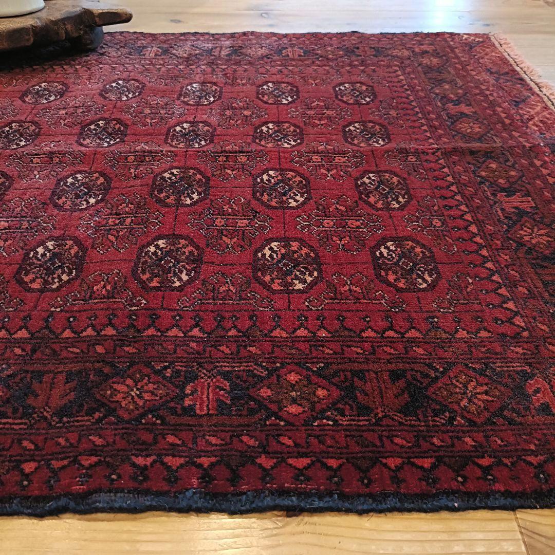 【値下げ依頼】ヴィンテージラグ　トライバルラグ　アフガンラグ　トルクメン