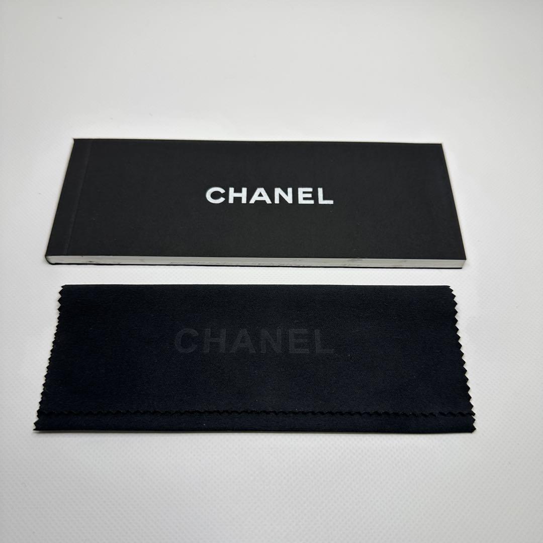 【新品】CHANEL シャネル サングラス ラウンド ボストン 黒白 丸メガネ