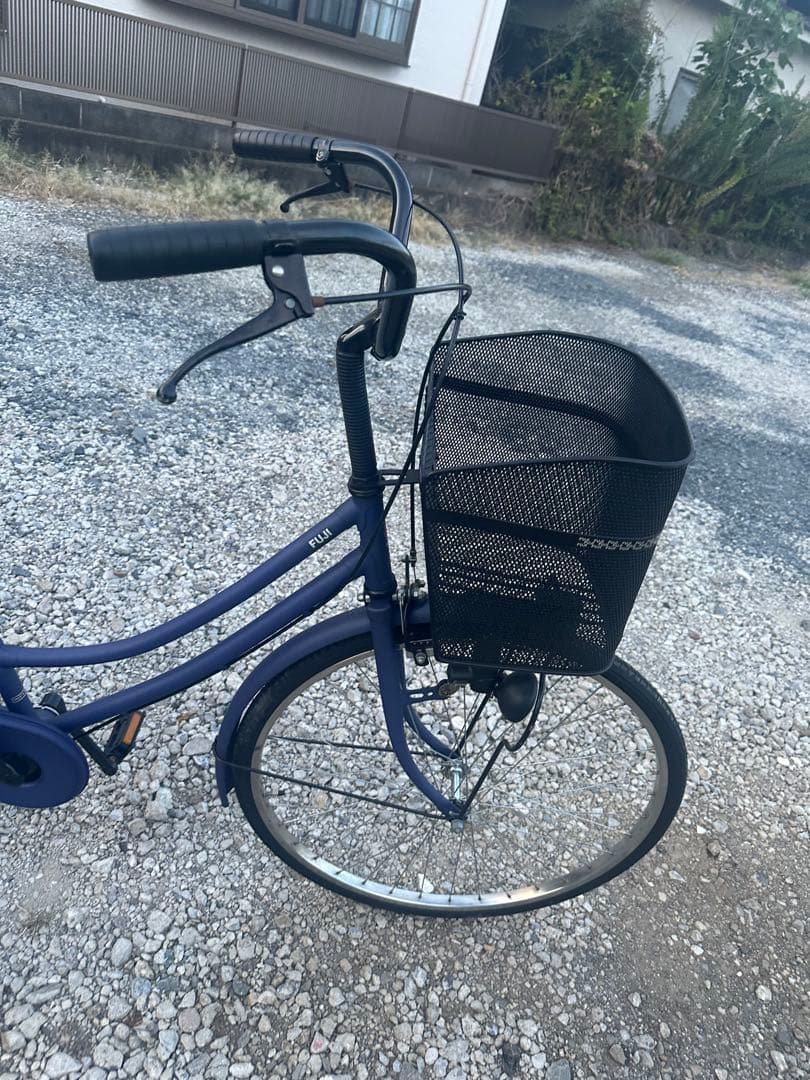 シティサイクル ネイビー メッシュバスケット付き