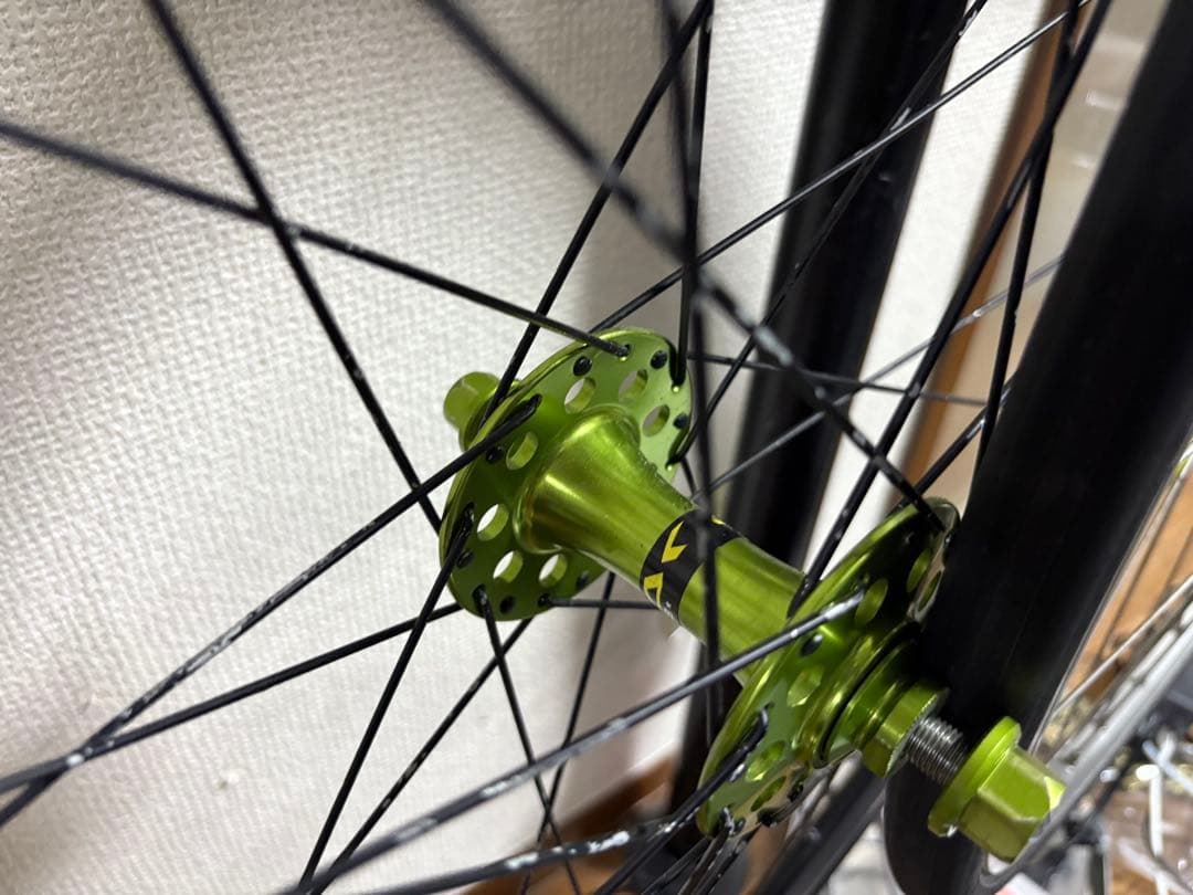 ピスト　前後ホイールセット　デュラエースハブ