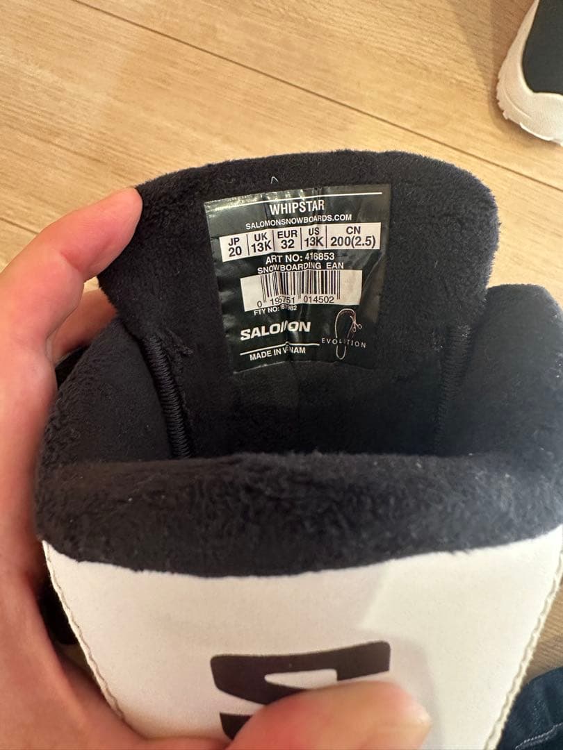 3点セット☆SALOMON キッズスノーボードブーツ 20cm 板110cm