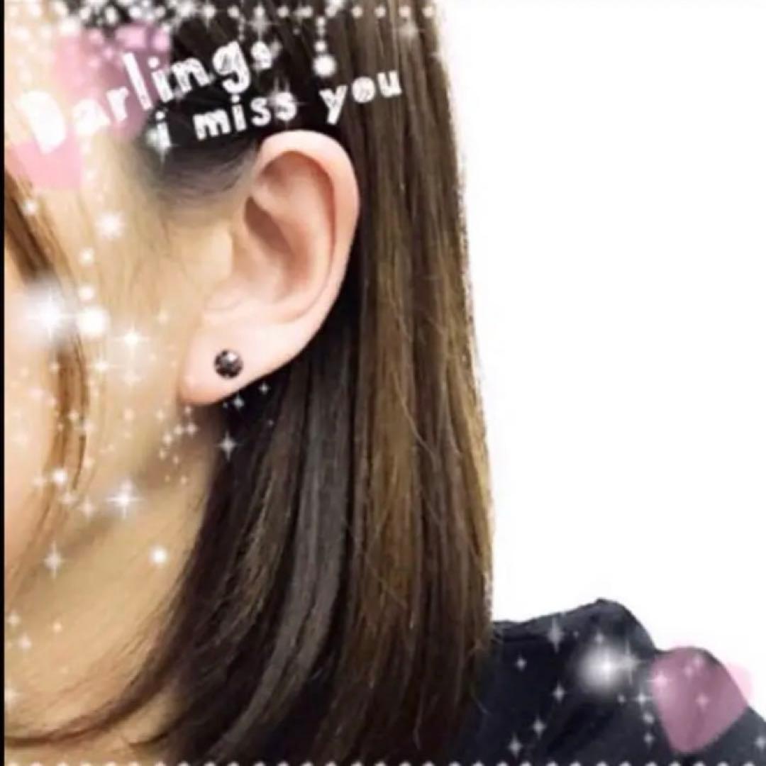 大粒！プラチナブラックダイヤピアス 計2.00ct プラチナダイヤ