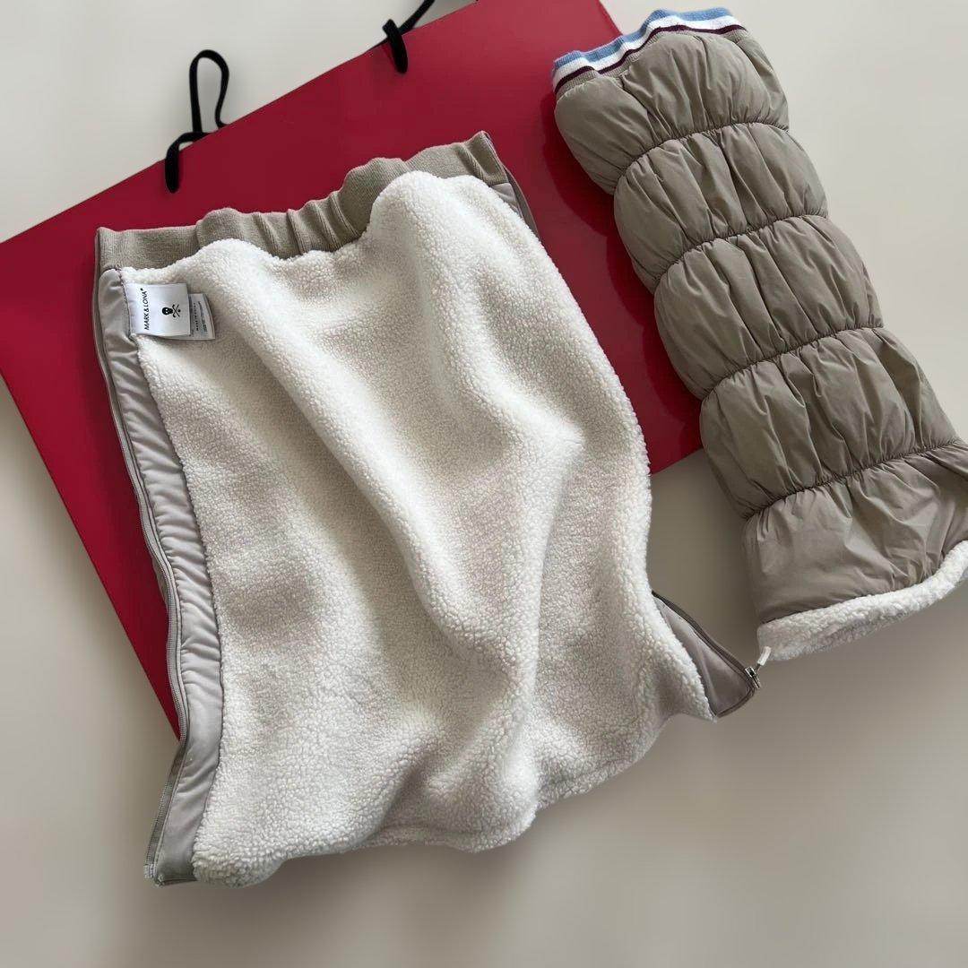 yyom！マーク&ロナ　レッグウォーマー　ベージュ