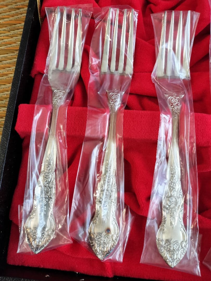 未使用 純銀 カトラリー 15点セット 日本製 燕市