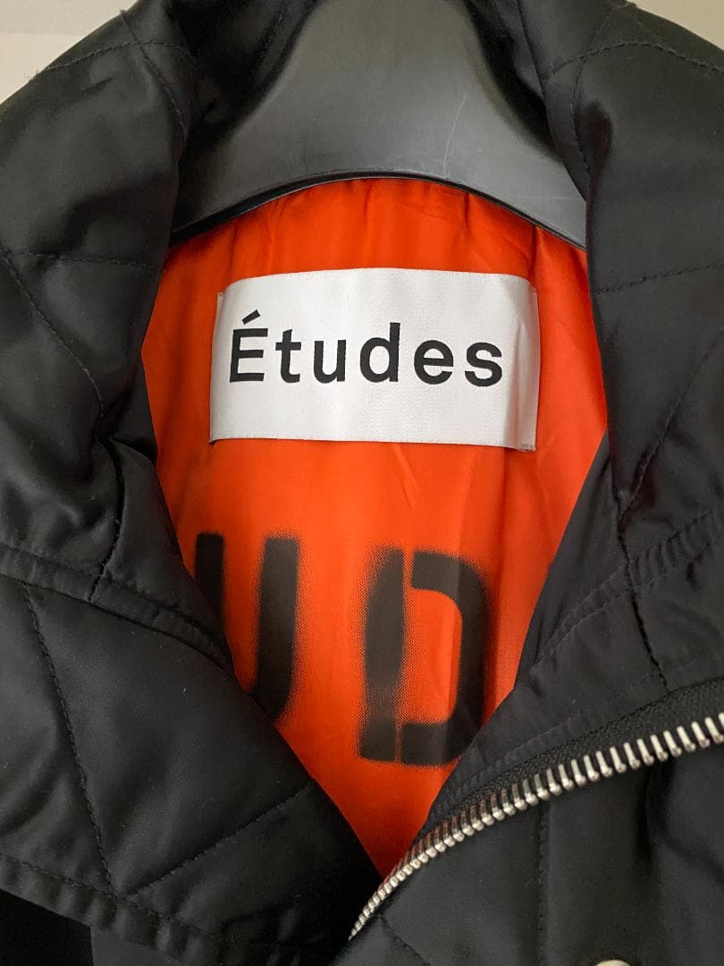 Études Studio パーカーコート ブラック