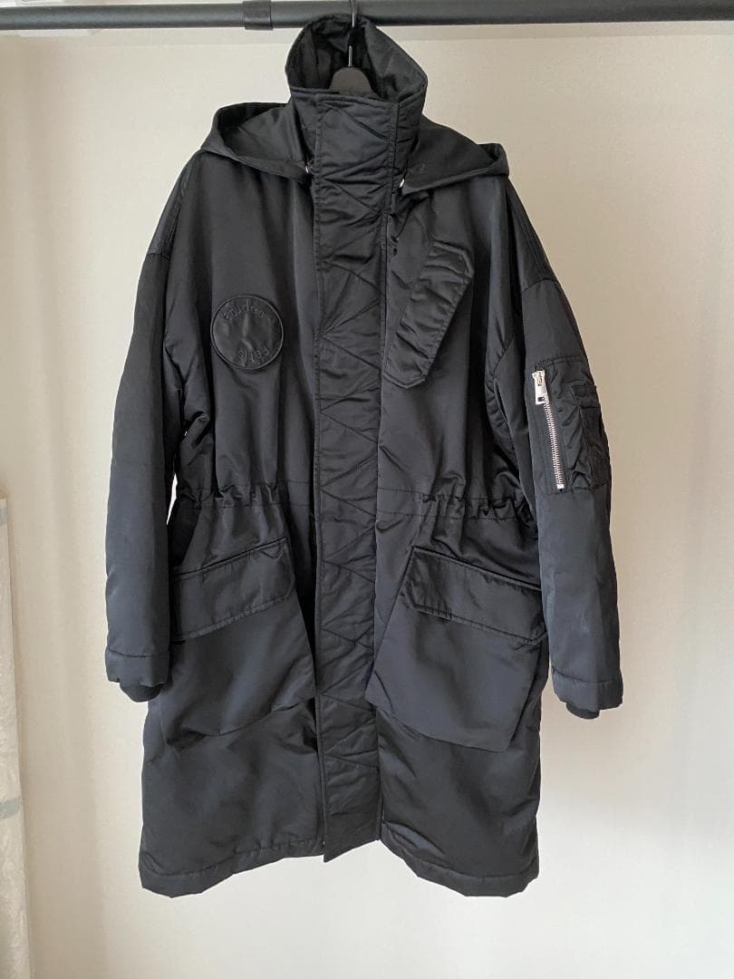 Études Studio パーカーコート ブラック