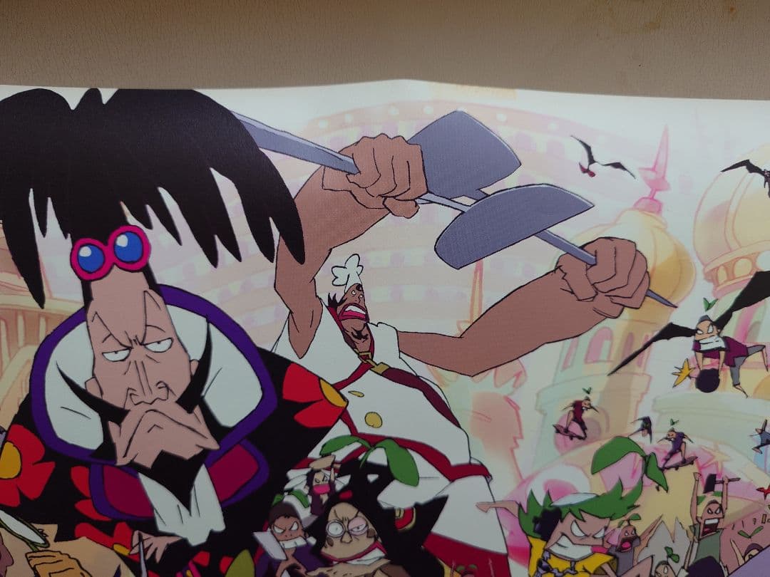 【レア】ONE PIECE　ワンピース　オマツリ男爵と秘密の島　ポスター　東映