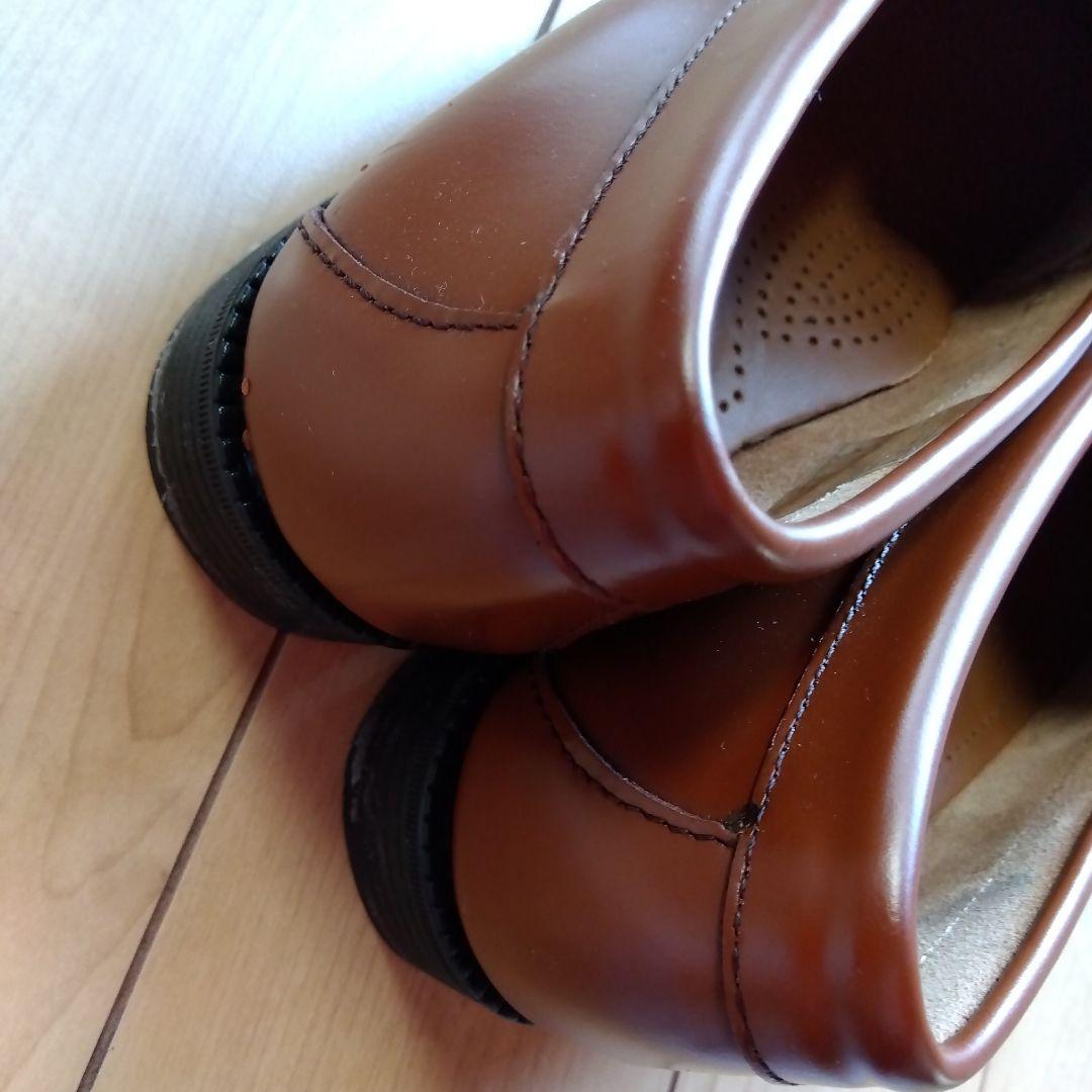 G.H. BASS WEejuns ブラウン ローファー　靴裏汚れあり　ガム汚れ