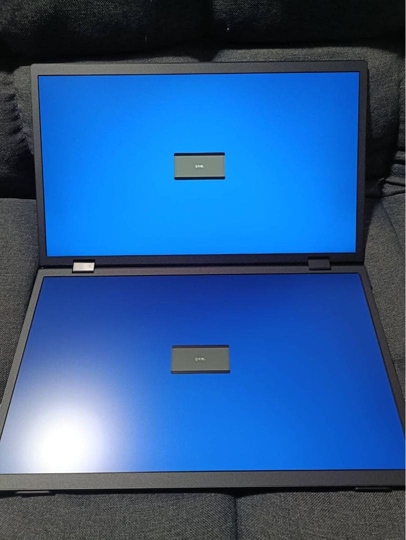 THANKO上下2画面拡張ポータブルモニター DUALDPHBK 15.6インチ