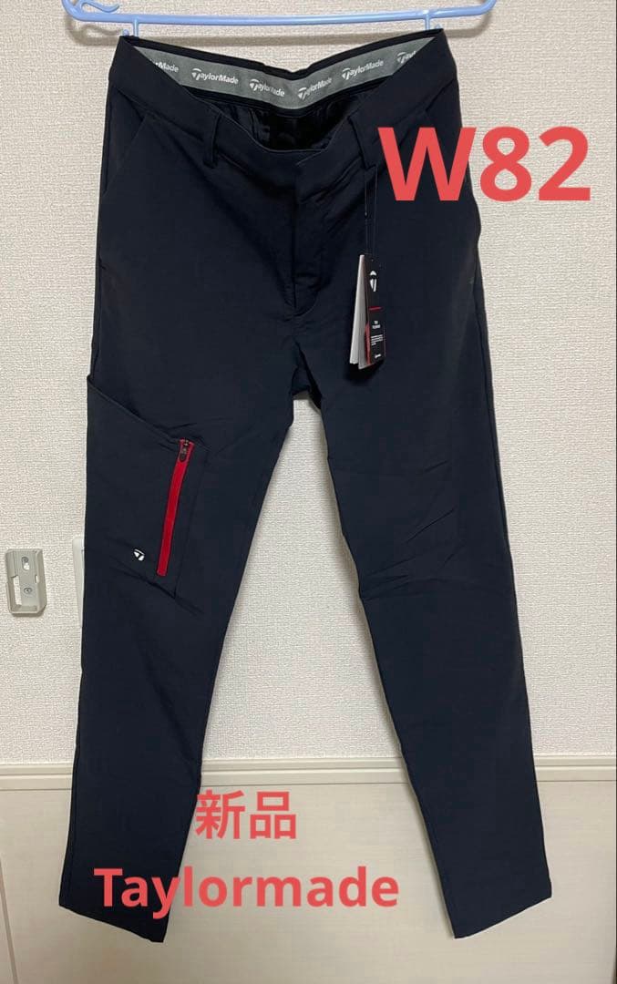 新品☆Taylor Made メンズ　ストームフリースグリッドパンツ　W82 黒