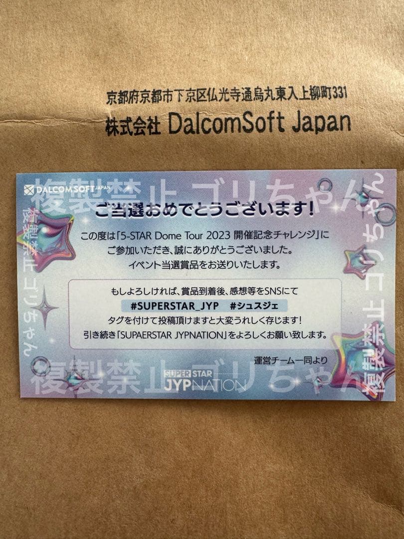 Stray Kids スンミン 直筆サイン うちわ 5-STARドームツアー