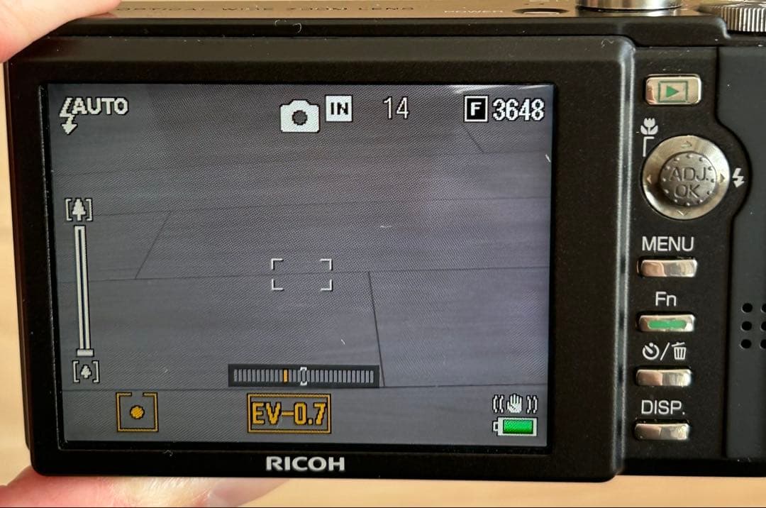 【動作確認済み】RICOH R10 デジカメ コンデジ 説明書 純正ケース付