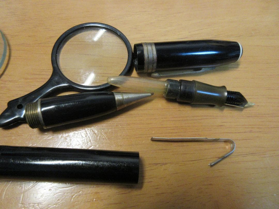 親子万年筆 レバーフィラー式 1.18mm規格 5号ニブ　大型