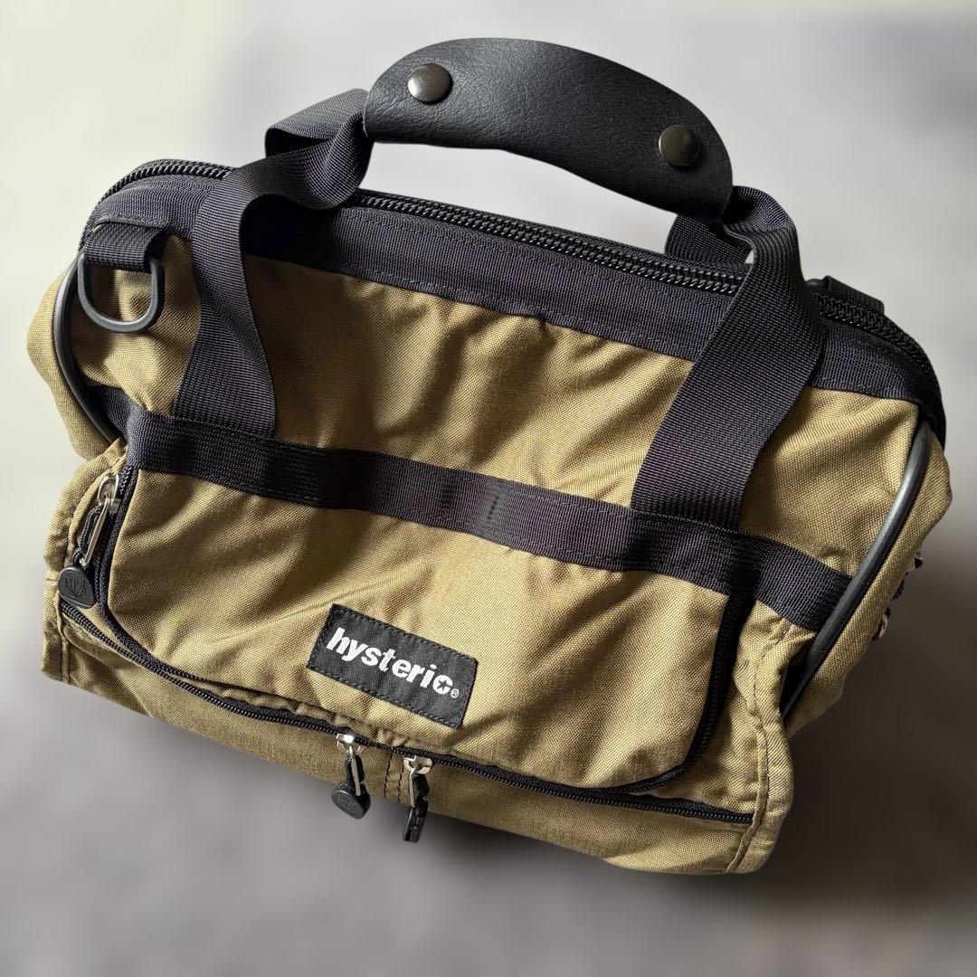 hysteric カーキ ボストンバッグ 中型