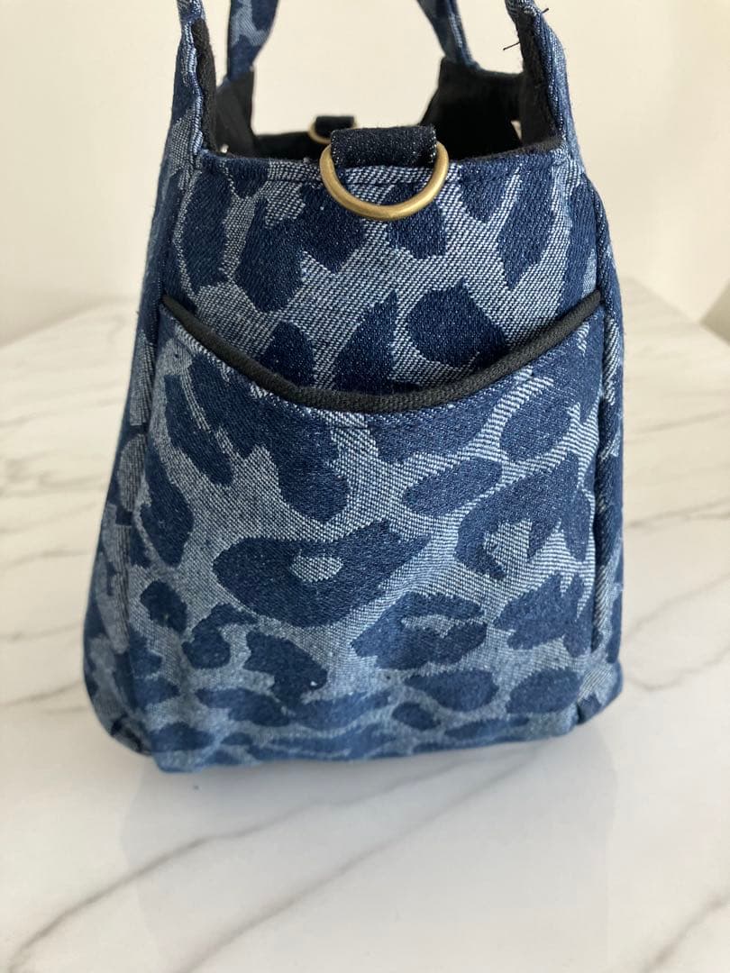 1002 LaLa☆　デニムリメイクバック　ハンドメイド　2点