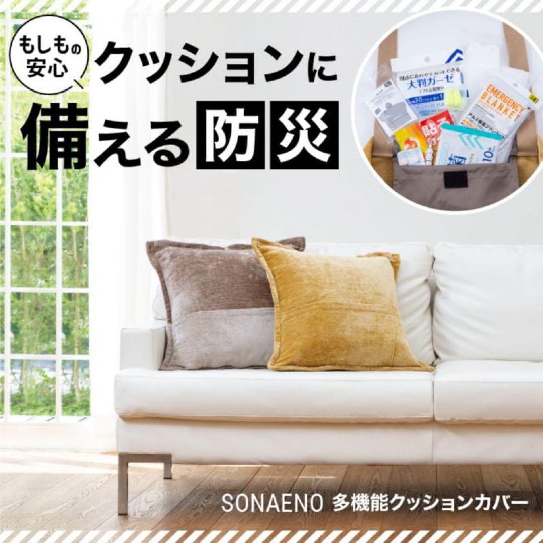 新品　専用カバー付き2個セット　SONAENOクッション多機能型寝袋　グリーン