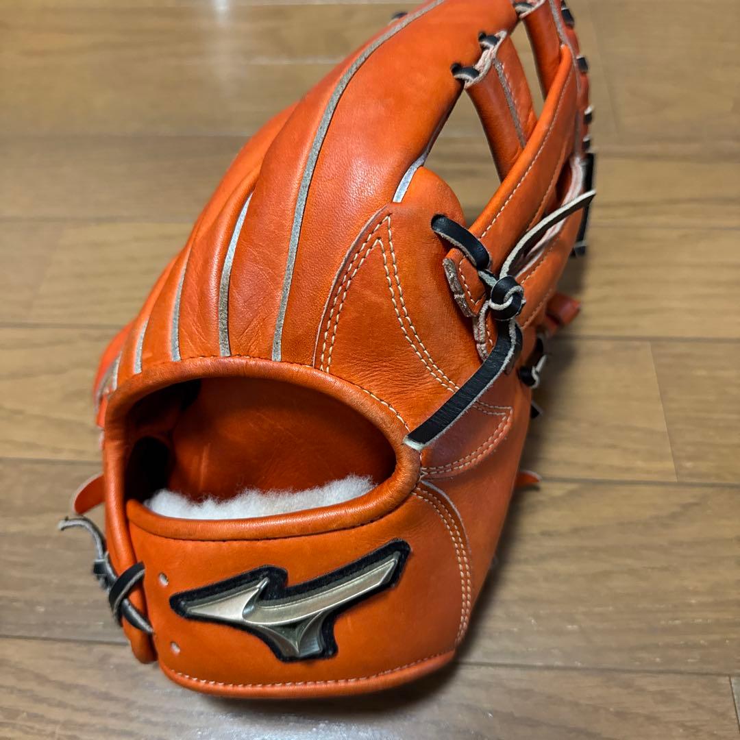 Global Elite 硬式グローブ オレンジ 値下げあり