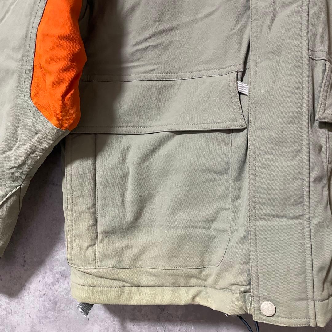 Burtonバートンスキーウェアスノーボードジャケットブルゾンベージュオレンジ