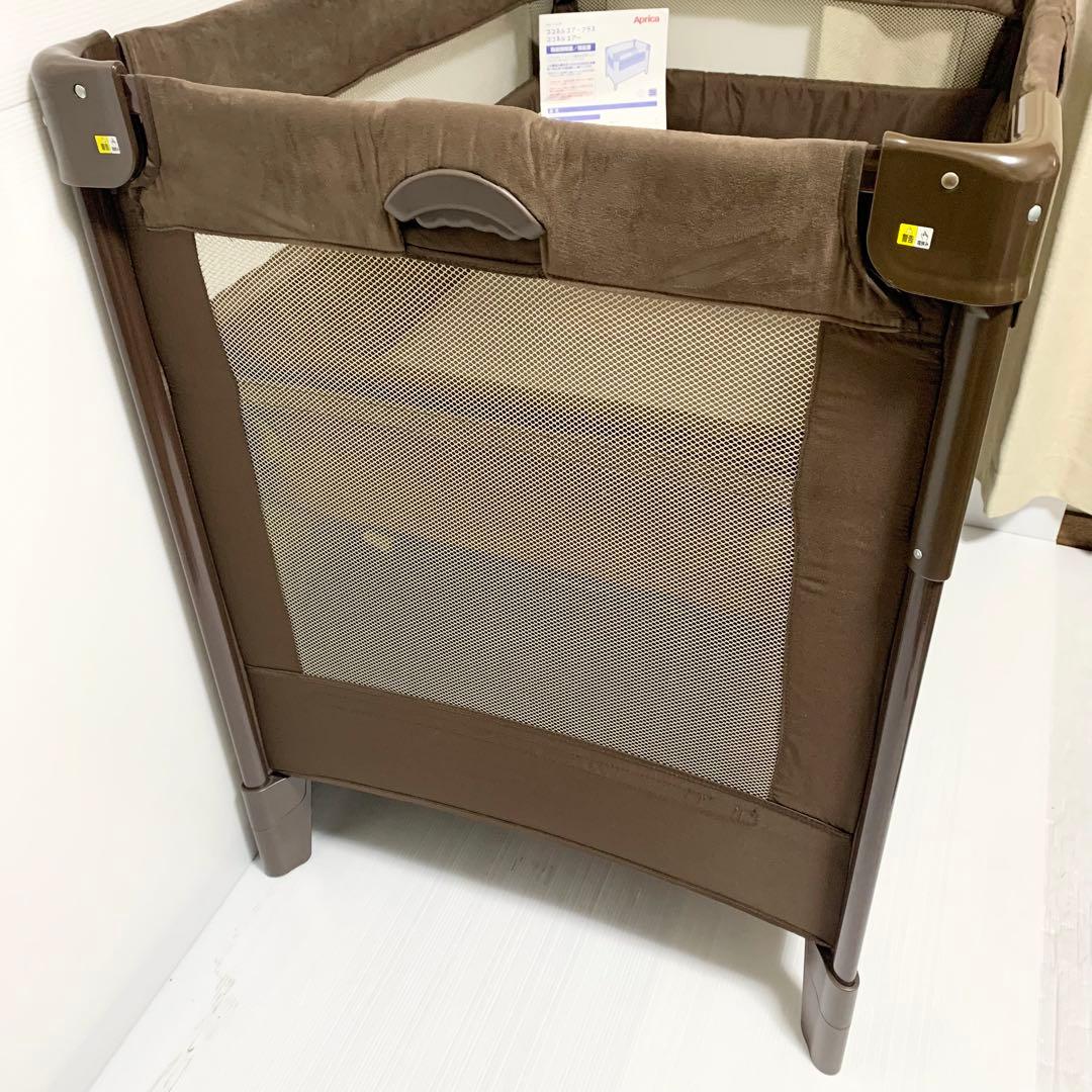 Aprica アップリカ ココネルエアープラス ベビーベット ブラウン