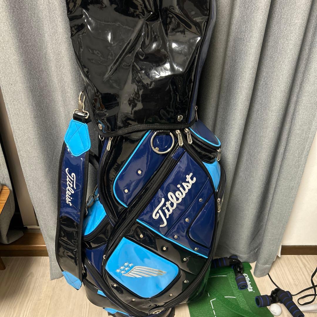 Titleist キャディバッグ 青黒