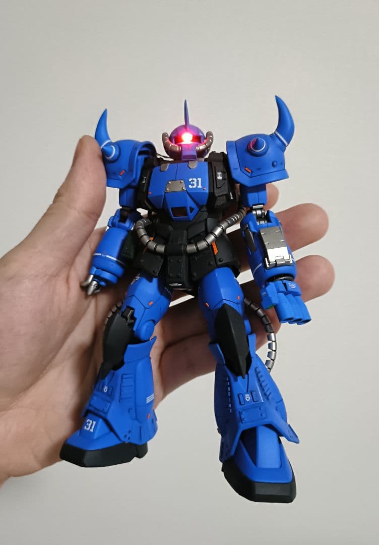 HG プロトタイプグフ　全塗装　塗装済み　完成品 モノアイLED化