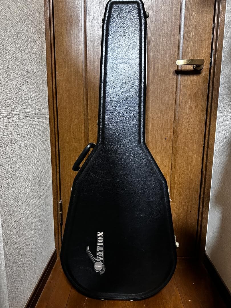 Ovation CS247 ブラック エレアコ ハードケース付