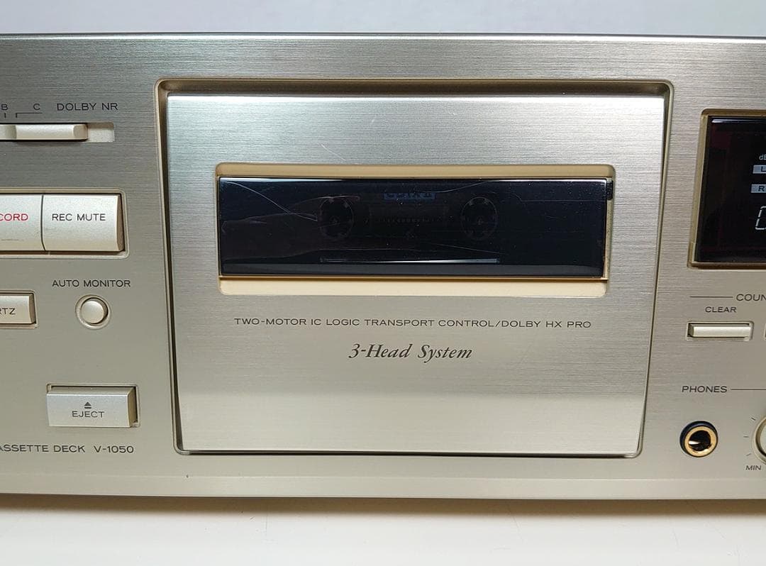 【オーバーホール品】TEAC カセットデッキ「V-1050」動作OK★