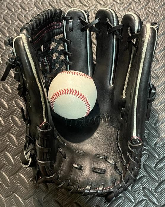 Wilson 軟式野球用グローブ 黒