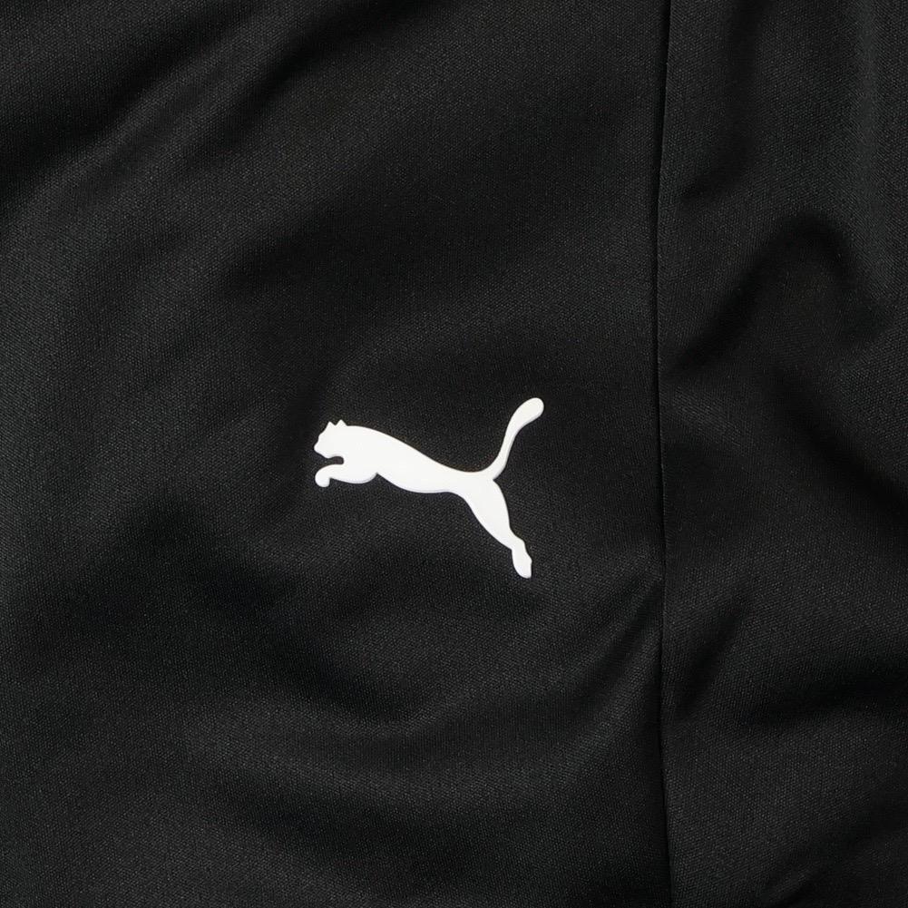 【M】秋冬 プーマ ゴルフ 保温 裏フリース ボンディング テーパードパンツ 黒