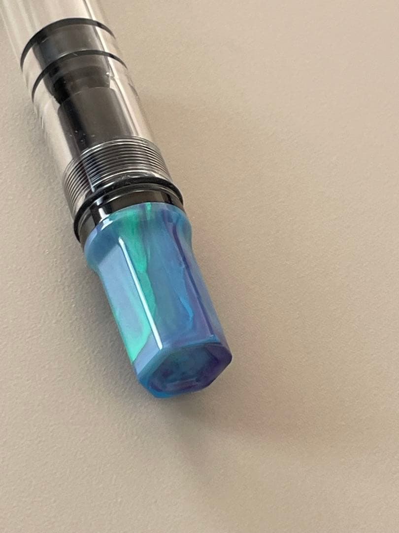 ［未使用］ツイスビー エコ 万年筆 コスモブルー B太字