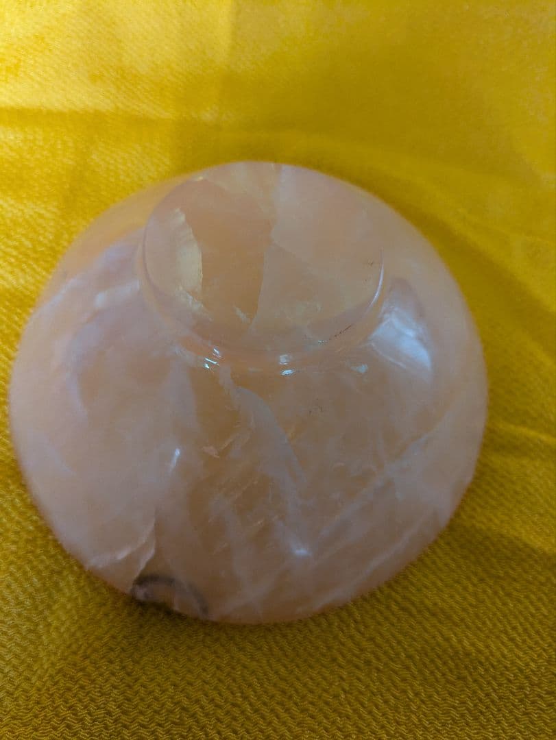 石彫刻茶碗、抹茶茶碗、倉田辰彦作、日本製