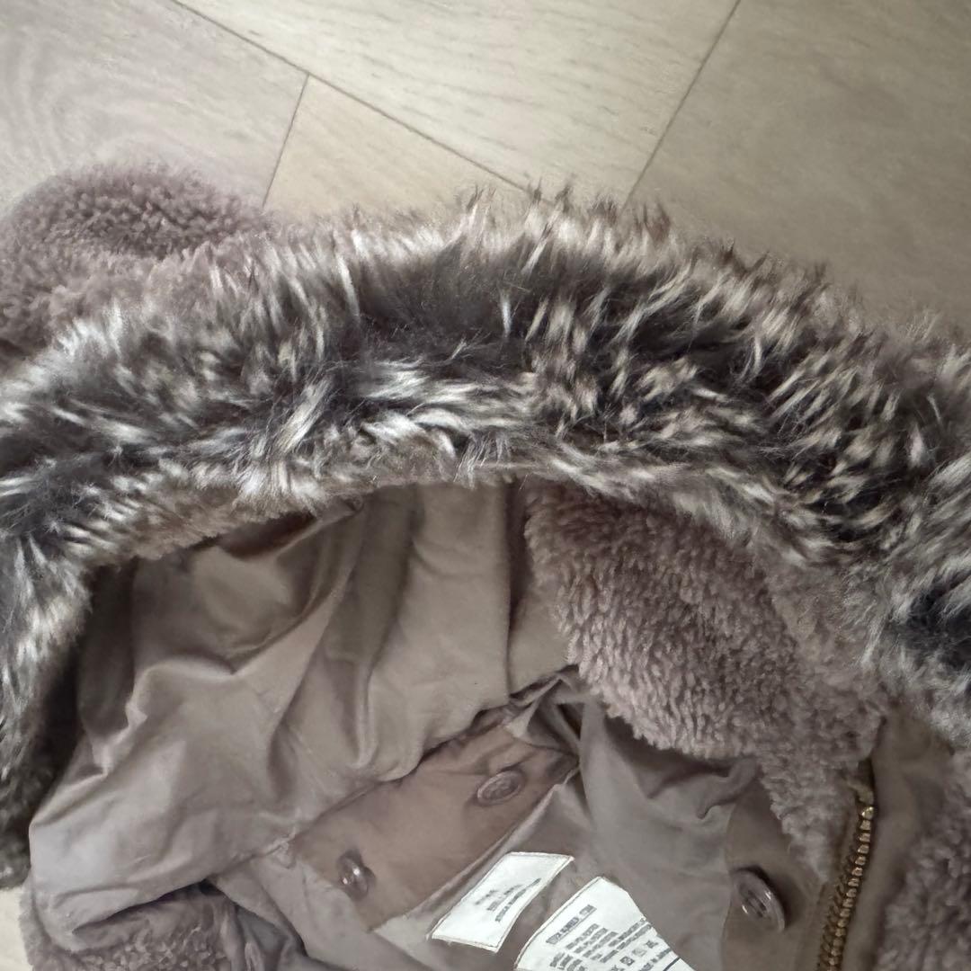 HYKE ボアフードコート