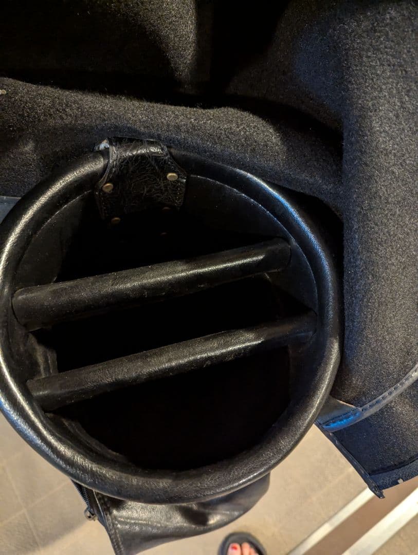 専用　ホンマゴルフ　キャディーバッグ　メンズ　革