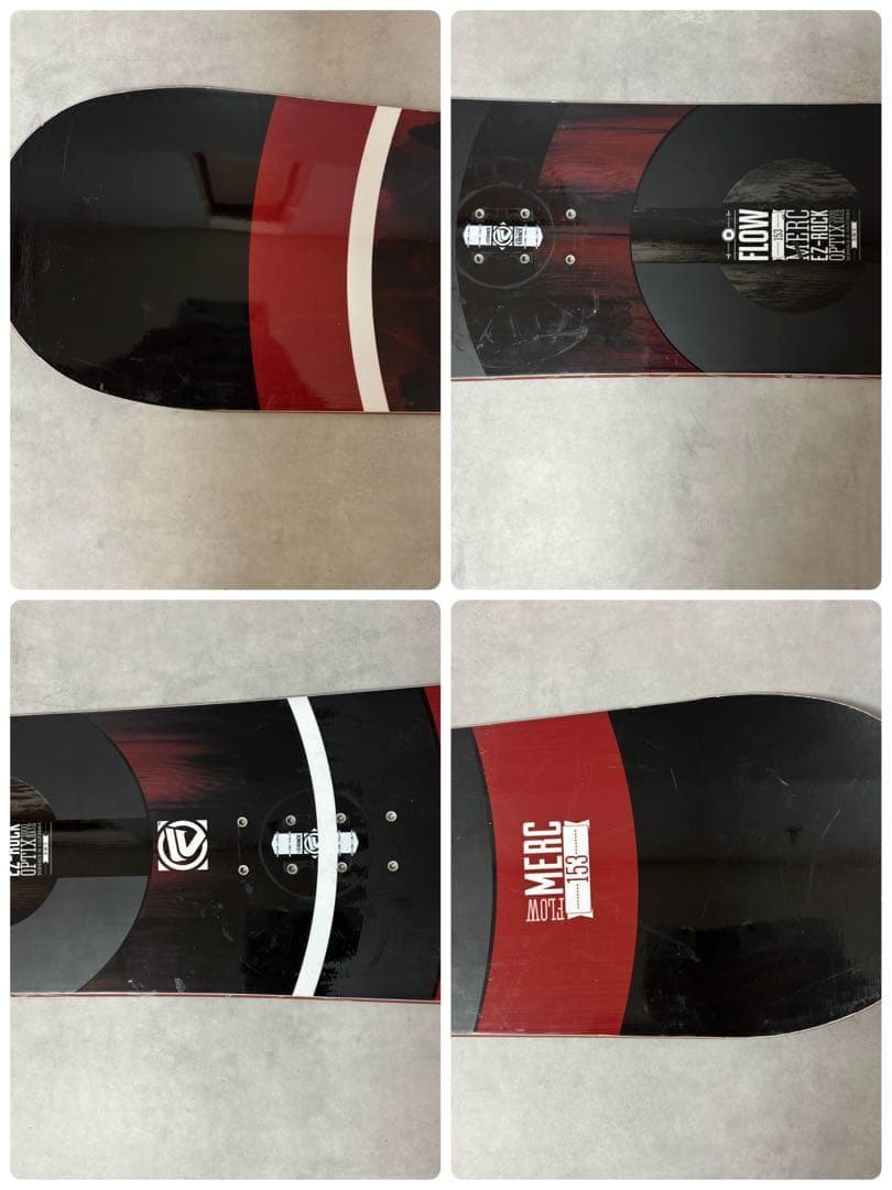 FLOW メンズ スノーボード ビンディング付　 初心者　グラトリ