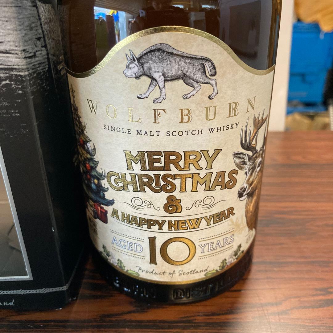本日限定値下げ　ウルフバーン10年　メリークリスマス