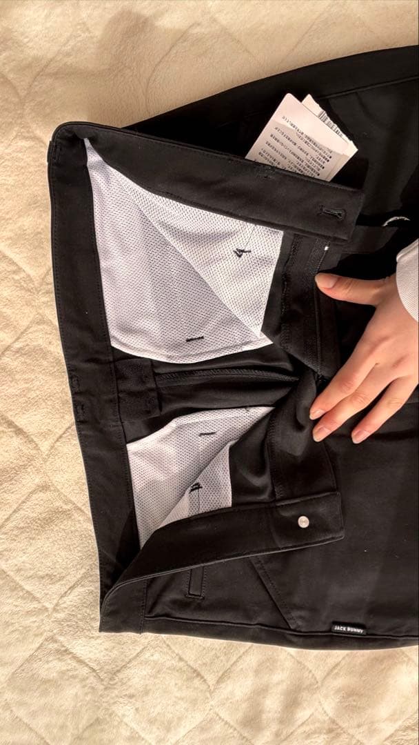 Jack Bunny ブラック スリムフィットパンツ新品